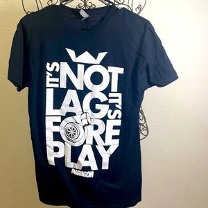 MENS “ITS NOT LAG ITS FOREPLAY” TEE